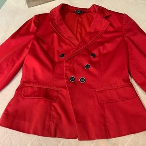 Red blazer